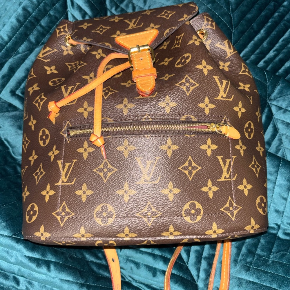 SOLD! Louis Vuitton Monogram Montsouris MM Backpack